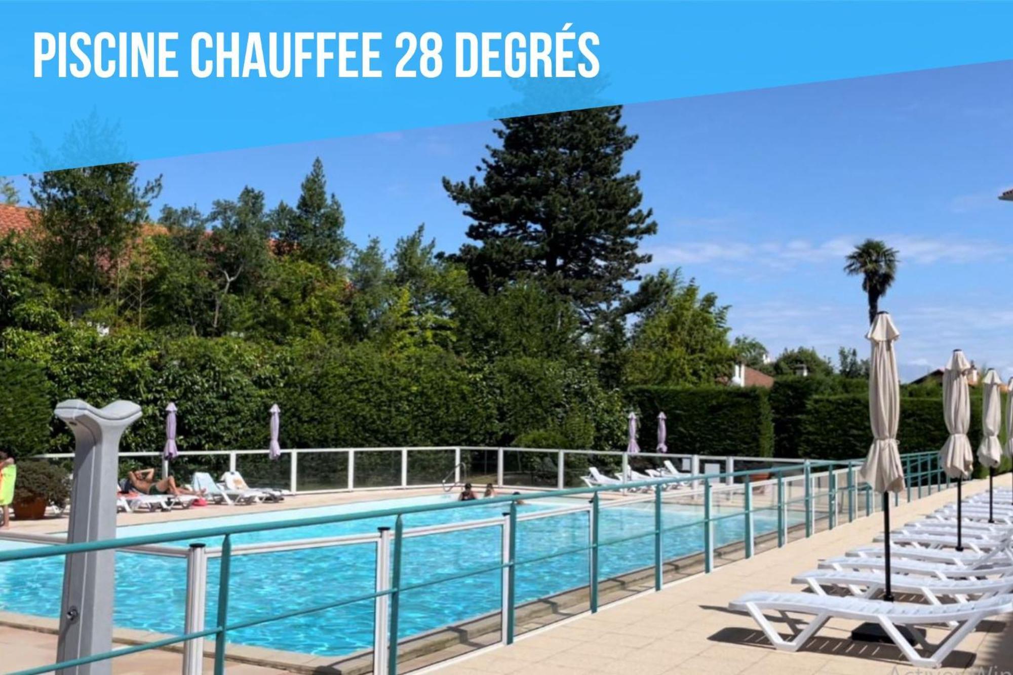 Caprozion-Erosoa-T1-Piscine-Clim Daire Ciboure Dış mekan fotoğraf